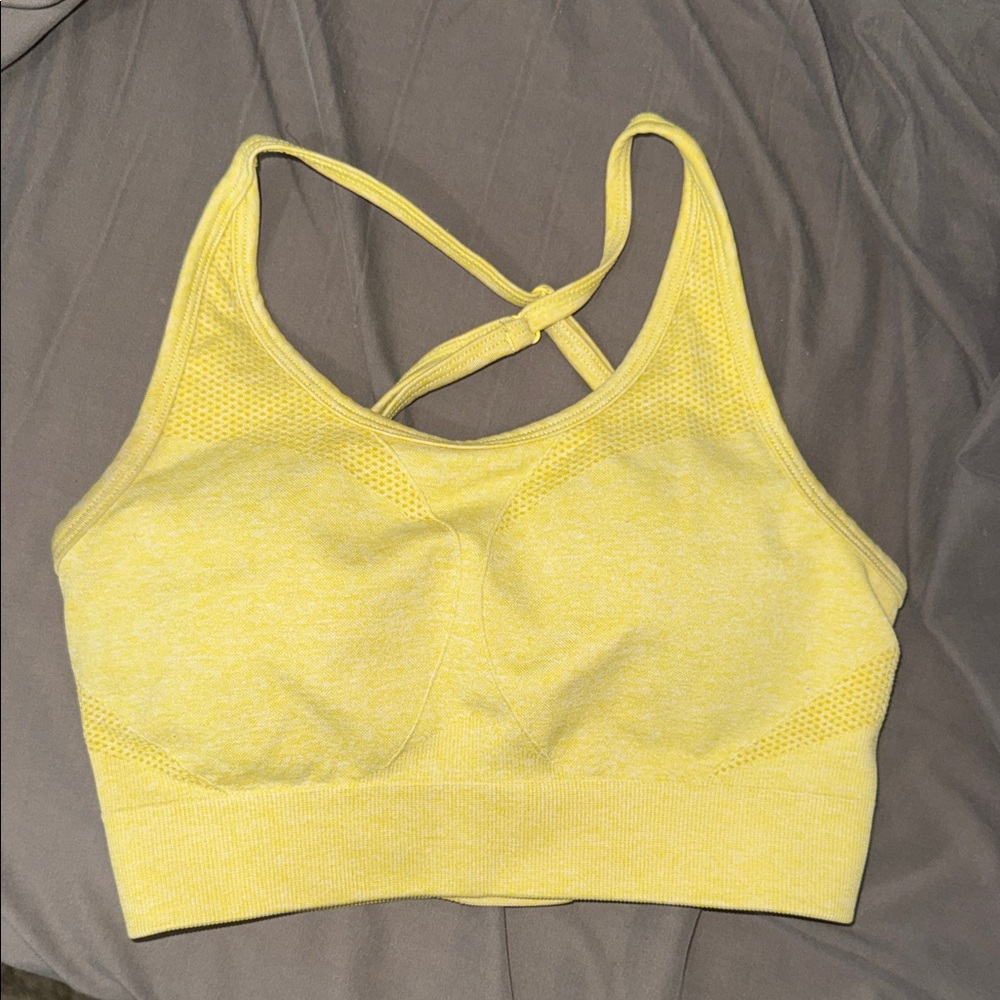 AYBL Yellow Women's Sports Bra